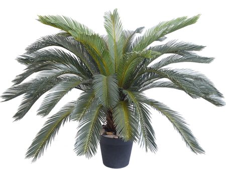 SOGA 155cm Artificial Indoor Cycas Revoluta Cycad Sago Palm Fake Decoration Tree Pot Plant Discount