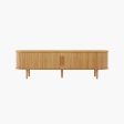 Tate 200cm TV Unit in Natural Hot on Sale