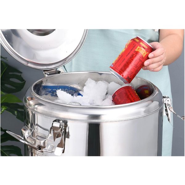 SOGA 22L Stainless Steel Insulated Stock Pot Hot & Cold Beverage Container Online Sale