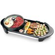 SOGA 2 in 1 Electric Non-Stick BBQ Teppanyaki Grill Plate Steamboat Dual Sided Hotpot Fashion