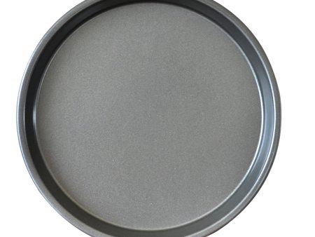 SOGA 7-inch Round Black Steel Non-stick Pizza Tray Oven Baking Plate Pan on Sale