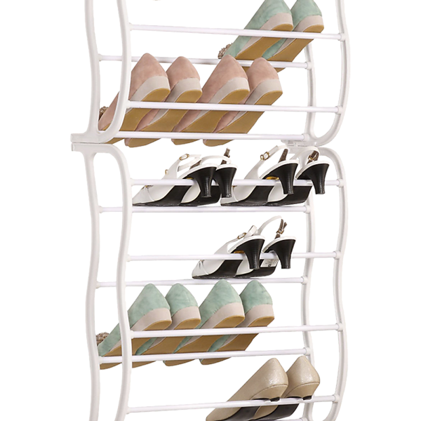 36 Pair Shoe Holder Organiser Over The Door Hanging Shelf Rack Storage Hook Online Hot Sale