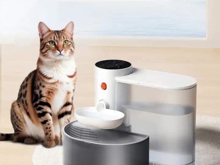 Smart Pet Water Dispenser - Tilted Design, Fresh Water Supply, Automatic Water Bowl for Cats and Dogs For Cheap