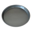 SOGA 8-inch Round Black Steel Non-stick Pizza Tray Oven Baking Plate Pan on Sale