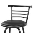 Artiss 4x Bar Stools Swivel Leather Padded Metal Online now