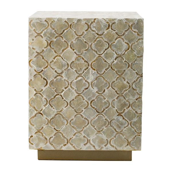 HAYMEN SQUARE SHELL STOOL TABLE Online