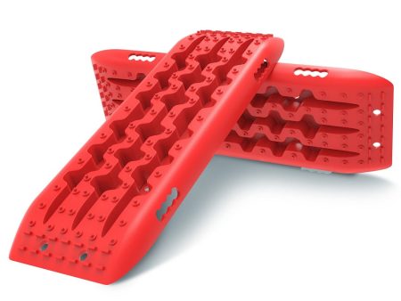 X-BULL Recovery tracks 10T Sand Mud Snow RED Offroad 4WD 4x4 2pc 91cm Gen 2.0 - red For Discount