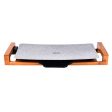 SOGA Electric Ceramic BBQ Grill Non-stick Surface Hot Plate for Indoor & Outdoor Stone Online now