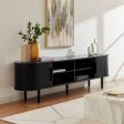 Tate 200cm TV Unit in Black Online now