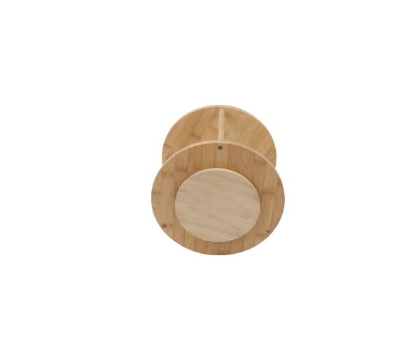 Bamboo Lazy Susan Turntable 2 Tiers Online Hot Sale