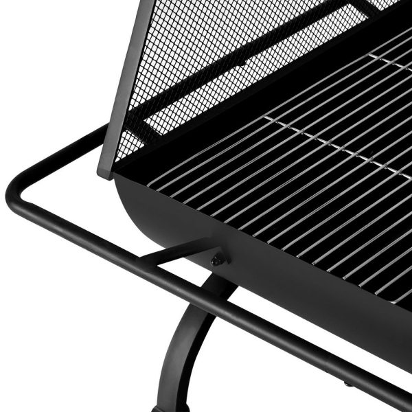 Grillz Fire Pit BBQ Grill Outdoor Fireplace Steel Hot on Sale