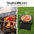 Grillz Fire Pit BBQ Grill 2-in-1 Outdoor Sale