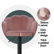 Artiss 4x Bar Stools Gas Lift Velvet Pink For Cheap