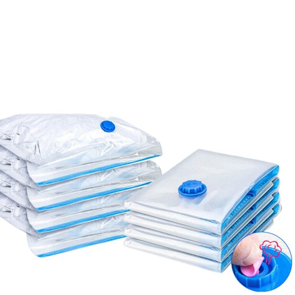 9 Pack Space Saver Vacuum Seal Storage Bag Kit, 2 Large, 5 Medium & 2 Small Online now