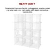 12 Cube Wire Grid Organiser Bookcase Storage Cabinet Wardrobe Closet White Hot on Sale