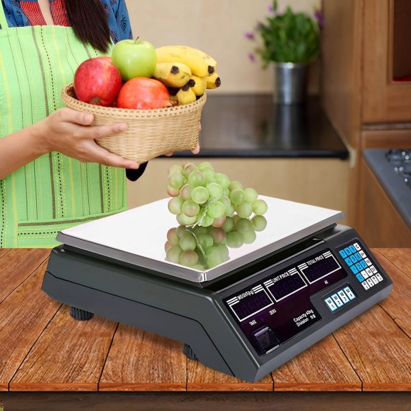 SOGA Digital Commercial Kitchen Scales Shop Electronic Weight Scale Food 40kg 5g Cheap