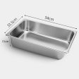 SOGA Gastronorm GN Pan Full Size 1 1 GN Pan 15cm Deep Stainless Steel Tray Supply