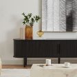 Tate 200cm TV Unit in Black Online now