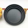 SOGA 8-inch Round Black Steel Non-stick Pizza Tray Oven Baking Plate Pan on Sale