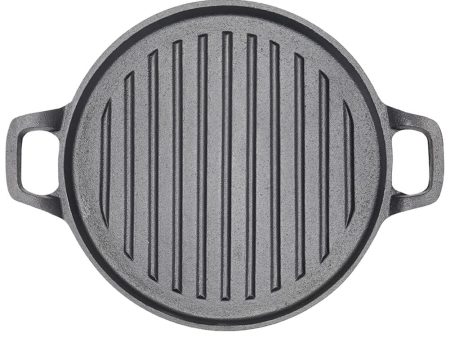 30cm Round Cast Iron Griddle Plate, BBQ Pan Cooking Griddle Grill for StoveF, Oven Online Hot Sale