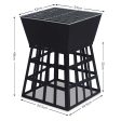 Wallaroo Outdoor Fire Pit for BBQ, Grilling, Cooking, Camping- Portable Brazier with Reversible Stand for Backyard on Sale