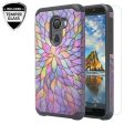 Tmobile REVVL, Alcatel A30 Plus, A30 Fierce, Alcatel Walters Case,  [Include Temper Glass Screen Protector] Slim Hybrid Dual Layer [Shockproof] Cover - Rainbow Flower Hot on Sale