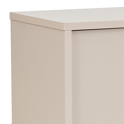 TV Cabinet with Storage Drawer Open Shelve Cabinet MDF in Champagne Colour on Sale