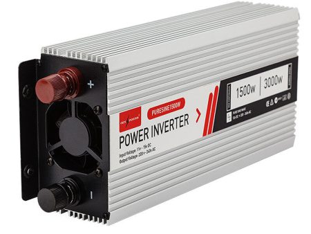 GENPOWER Pure Sine Wave 1500W 3000W 12V 240V Power Inverter Caravan Boat CarPlug Supply