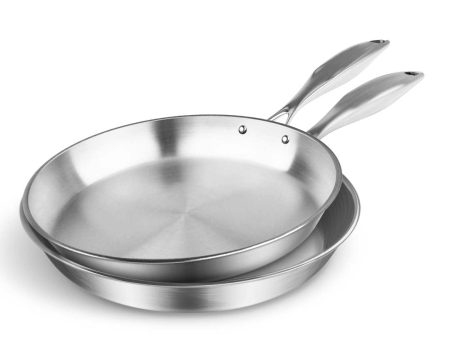 SOGA Stainless Steel Fry Pan 30cm 34cm Frying Pan Top Grade Induction Cooking For Cheap