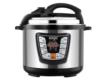 SOGA Electric Stainless Steel Pressure Cooker 6L 1600W Multicooker 16 For Cheap