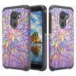 Tmobile REVVL, Alcatel A30 Plus, A30 Fierce, Alcatel Walters Case,  [Include Temper Glass Screen Protector] Slim Hybrid Dual Layer [Shockproof] Cover - Rainbow Flower Hot on Sale