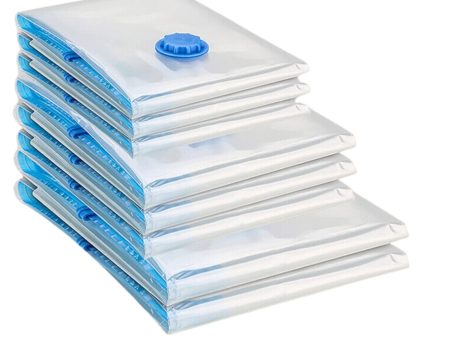 9 Pack Space Saver Vacuum Seal Storage Bag Kit, 2 Large, 5 Medium & 2 Small Online now