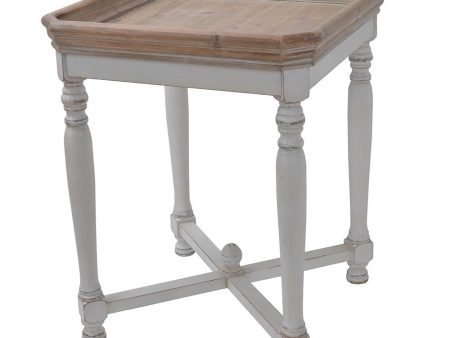 SHABBY SQUARE SIDE TABLE Discount