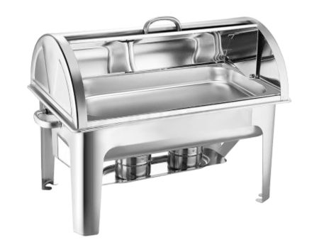 SOGA 9L Stainless Steel Full Size Roll Top Chafing Dish Food Warmer For Cheap