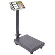 SOGA 300kg Electronic Digital Platform Scale Computing Shop Postal Weight Black Supply