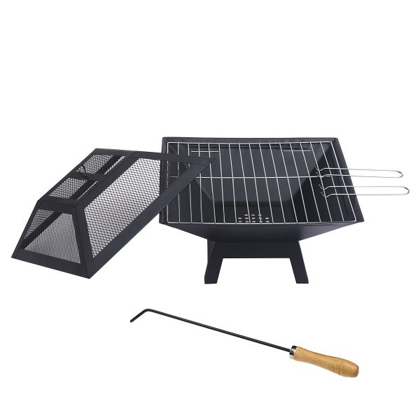 Wallaroo Portable Outdoor Fire Pit for BBQ, Grilling, Cooking, Camping Sale