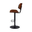 Artiss 4x Bar Stools Gas Lift Leather All Black Online Sale