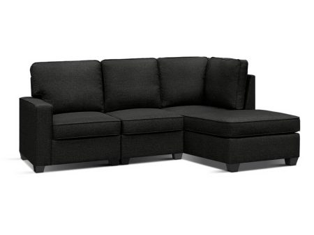 Artiss Modular Sofa Chaise Set 4-seater Dark Grey For Sale