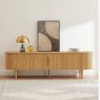 Tate 200cm TV Unit in Natural Hot on Sale