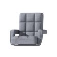 Artiss Floor Lounge Sofa Bed Swivel Grey Online Sale