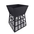 Wallaroo Outdoor Fire Pit for BBQ, Grilling, Cooking, Camping- Portable Brazier with Reversible Stand for Backyard on Sale