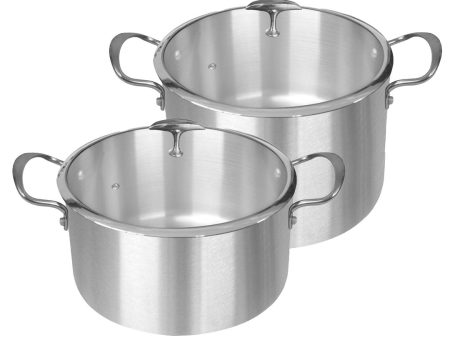 SOGA Stainless Steel 28cm 32cm Casserole With Lid Induction Cookware Online Sale