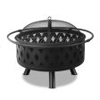 Grillz Fire Pit BBQ Grill 82cm Online