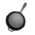 SOGA 30cm Round Cast Iron Frying Pan Skillet Steak Sizzle Platter with Helper Handle Cheap