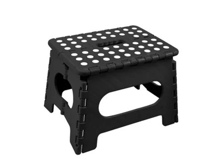 Stool Portable Plastic Foldable Chair Outdoor Bathroom Kitchen Adult Kids Black Online now