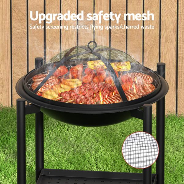 Grillz Fire Pit BBQ Grill 2-in-1 Outdoor Sale