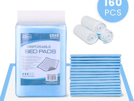 160pk Adult Disposable Bed Underpads 60 x 90cm Fashion