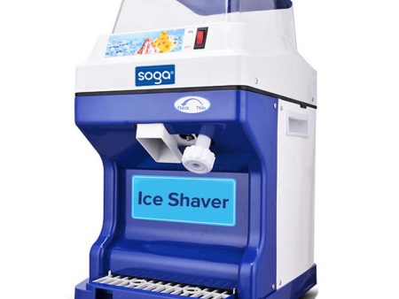 SOGA Commercial Ice Shaver Ice Crusher Slicer Smoothie Maker Machine 180KG h Online Hot Sale