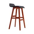 Artiss 2x Bar Stools Wooden Stool Black on Sale