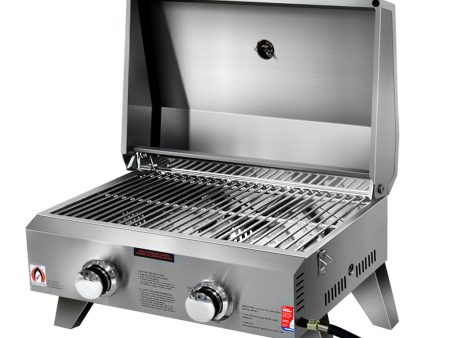 Grillz Portable Gas BBQ Grill 2 Burners Online Hot Sale